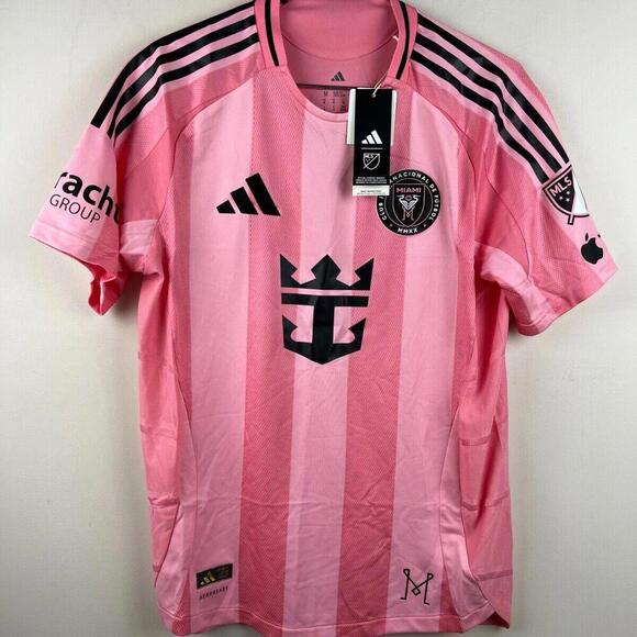 Inter Miami CF Messi #10 Home Jersey  Adidas 25/26 Authentic Pink Size M $180 - Picture 1 of 9